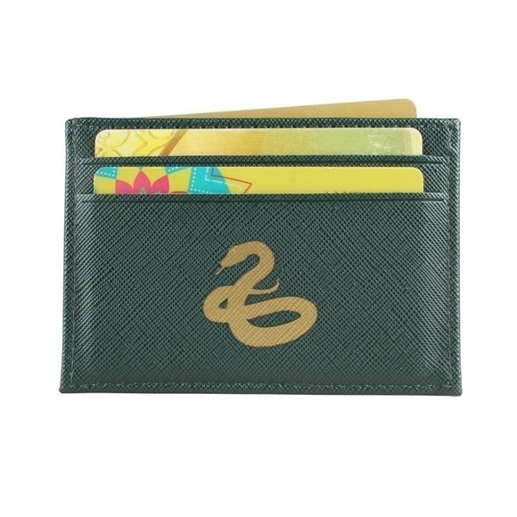 Harry Potter Handbags - 3 For $35 Harry Potter Hogwarts Slytherin Mascot Cardholder Wallet
